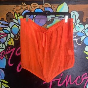 New York and Company soho Street Orange Tube Top Size XL
